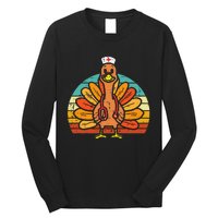 Turkey Nurse Stethoscope Thanksgiving Fall Long Sleeve Shirt