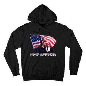 Trump Never Surrender Hoodie