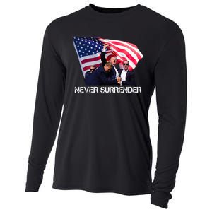 Trump Never Surrender Cooling Performance Long Sleeve Crew