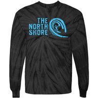 The North Shore Oahu Hawaii Hawaiian Surf Family Vacation Tie-Dye Long Sleeve Shirt