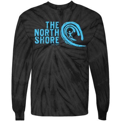 The North Shore Oahu Hawaii Hawaiian Surf Family Vacation Tie-Dye Long Sleeve Shirt