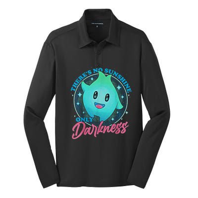 Theres No Sunshine Only Darkness Lumalee Luma Star Cute Game Lover Silk Touch Performance Long Sleeve Polo