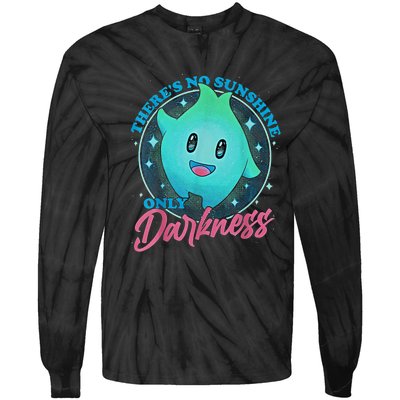 Theres No Sunshine Only Darkness Lumalee Luma Star Cute Game Lover Tie-Dye Long Sleeve Shirt