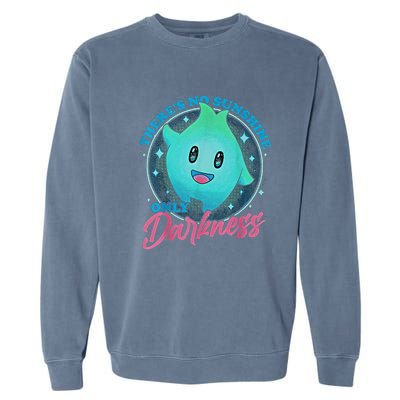 Theres No Sunshine Only Darkness Lumalee Luma Star Cute Game Lover Garment-Dyed Sweatshirt