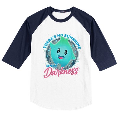 Theres No Sunshine Only Darkness Lumalee Luma Star Cute Game Lover Baseball Sleeve Shirt