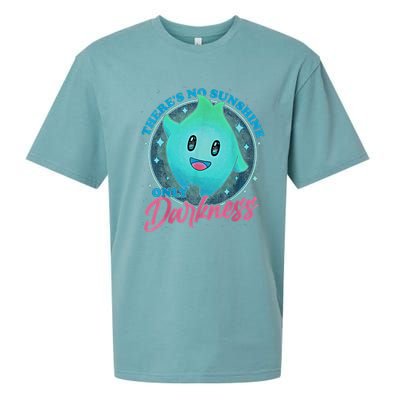 Theres No Sunshine Only Darkness Lumalee Luma Star Cute Game Lover Sueded Cloud Jersey T-Shirt