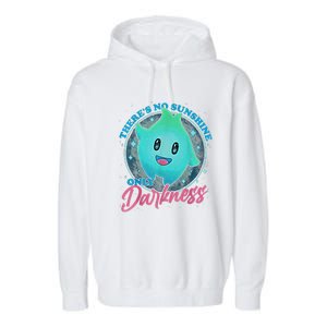 Theres No Sunshine Only Darkness Lumalee Luma Star Cute Game Lover Garment-Dyed Fleece Hoodie