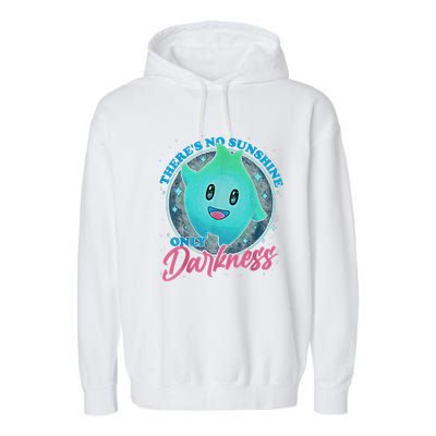 Theres No Sunshine Only Darkness Lumalee Luma Star Cute Game Lover Garment-Dyed Fleece Hoodie