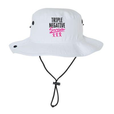 Triple Negative Survivor TNBC Breast Cancer Awareness Bucket Hat