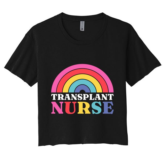 Transplant Nurse Squad Medical Organ Transplant Nurse Cool Gift Crop Top