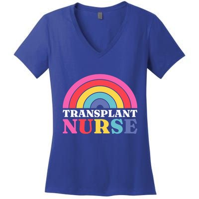 Transplant Nurse Squad Medical Organ Transplant Nurse Cool Gift Women's V-Neck T-Shirt