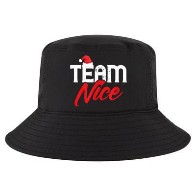 Team Nice Shirt Funny Couple Matching Outfit Team Naughty TShirt Cool Comfort Performance Bucket Hat