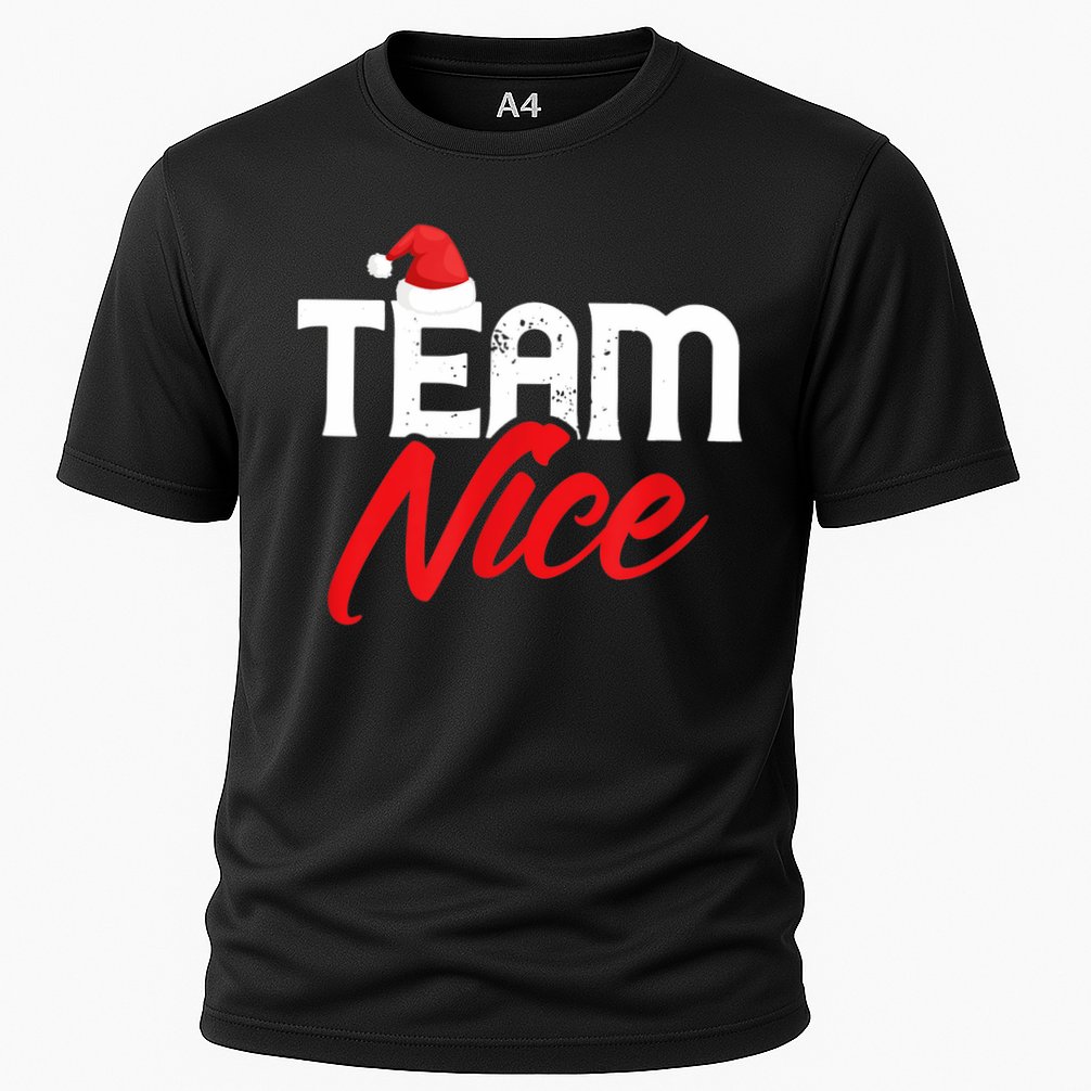 Team Nice Shirt Funny Couple Matching Outfit Team Naughty TShirt Cooling Performance Crew T-Shirt