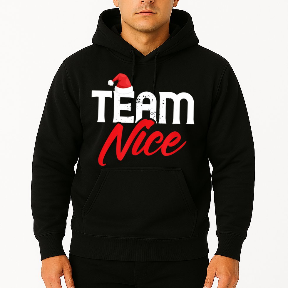 Team Nice Shirt Funny Couple Matching Outfit Team Naughty TShirt Hoodie