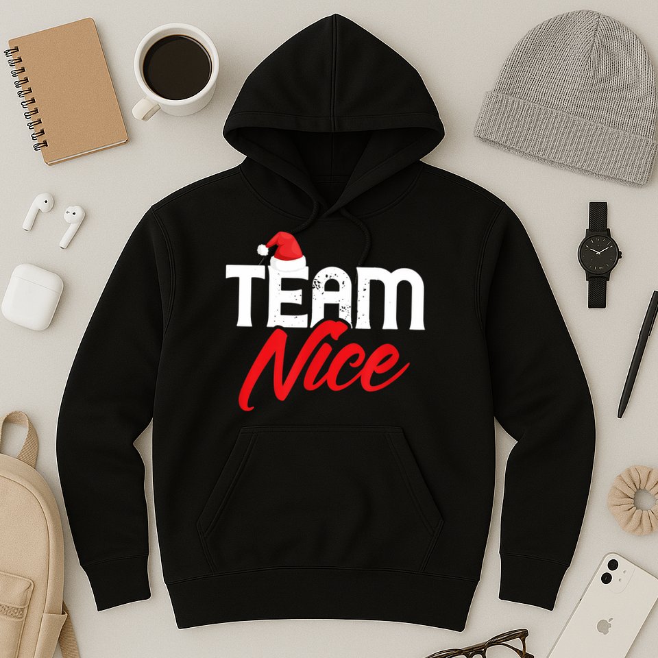 Team Nice Shirt Funny Couple Matching Outfit Team Naughty TShirt Hoodie