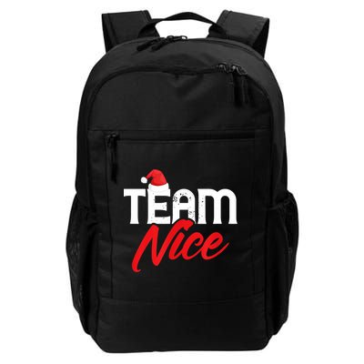 Team Nice Shirt Funny Couple Matching Outfit Team Naughty TShirt Backpack