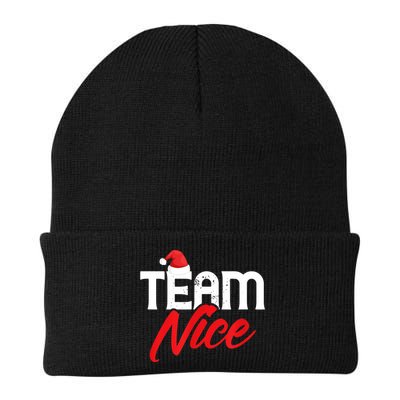 Team Nice Shirt Funny Couple Matching Outfit Team Naughty TShirt Beanie