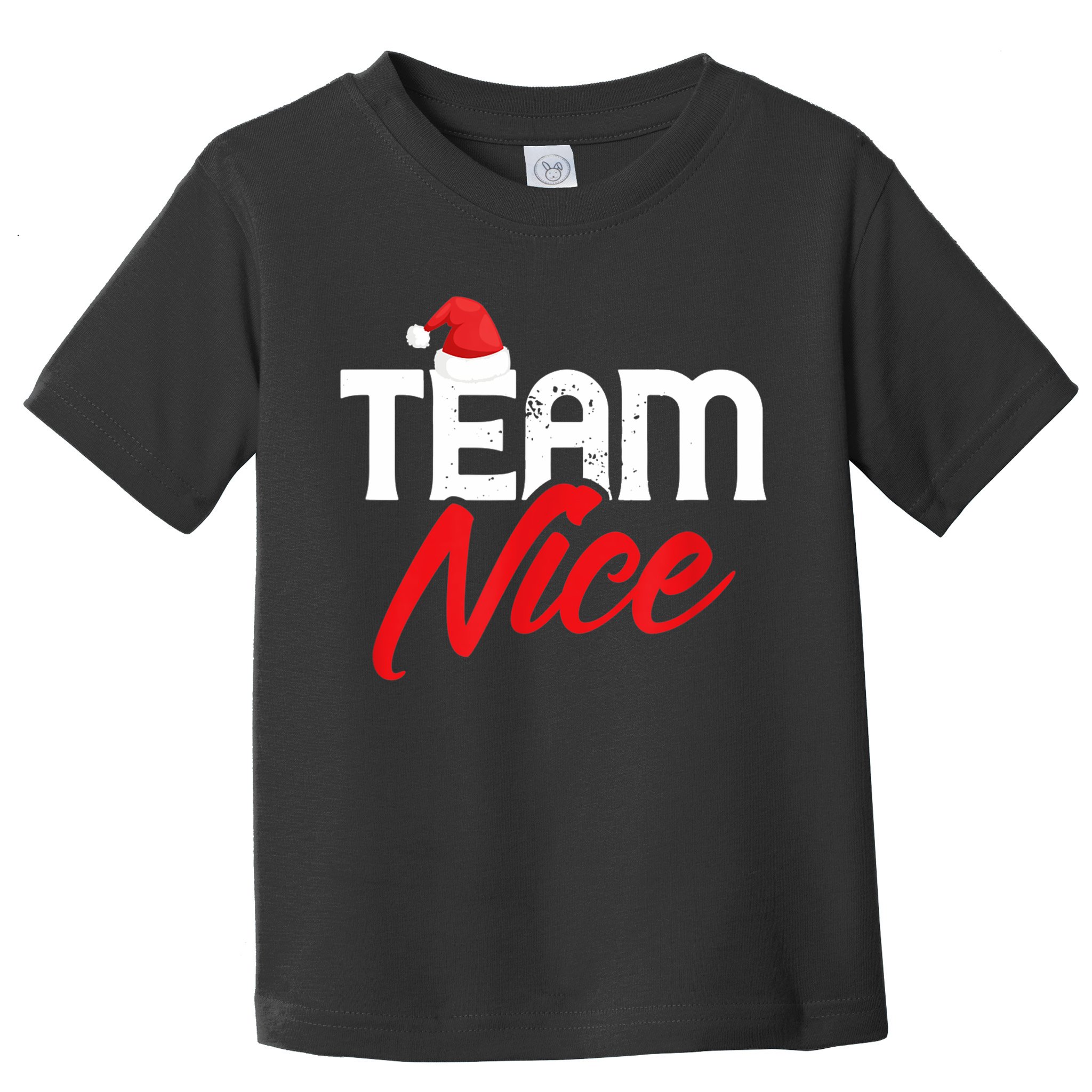 Team Nice Shirt Funny Couple Matching Outfit Team Naughty TShirt Toddler T-Shirt