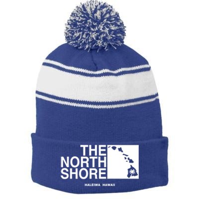 The North Shore Logo Gift Stripe Pom Pom Beanie