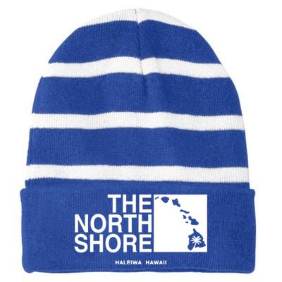 The North Shore Logo Gift Striped Beanie with Solid Band