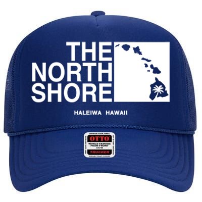 The North Shore Logo Gift High Crown Mesh Back Trucker Hat