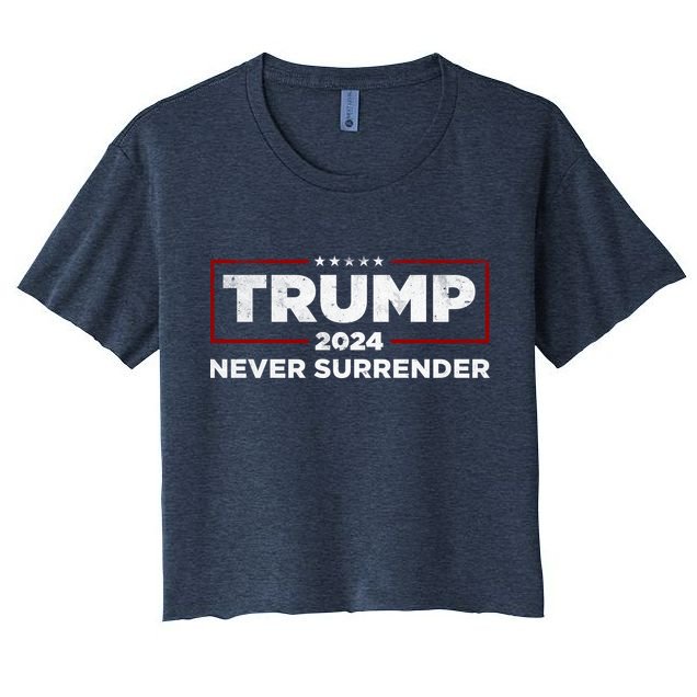 Trump Never Surrender 2024 Crop Top