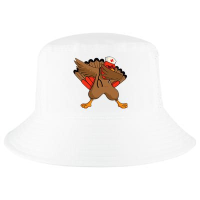 Turkey Nurse Stethoscope Thanksgiving Nurse Turkey Cool Comfort Performance Bucket Hat