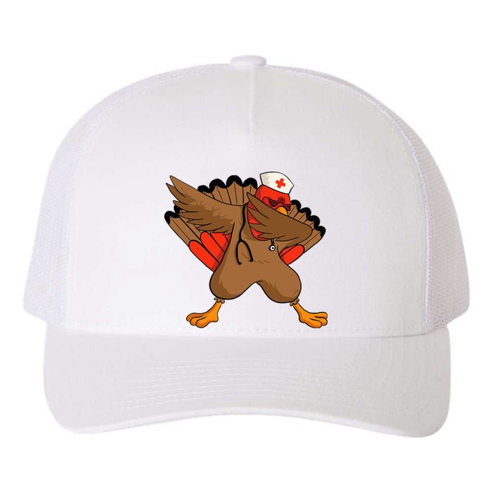 Turkey Nurse Stethoscope Thanksgiving Nurse Turkey Yupoong Adult 5-Panel Trucker Hat