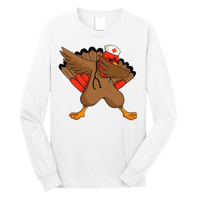 Turkey Nurse Stethoscope Thanksgiving Nurse Turkey Long Sleeve Shirt