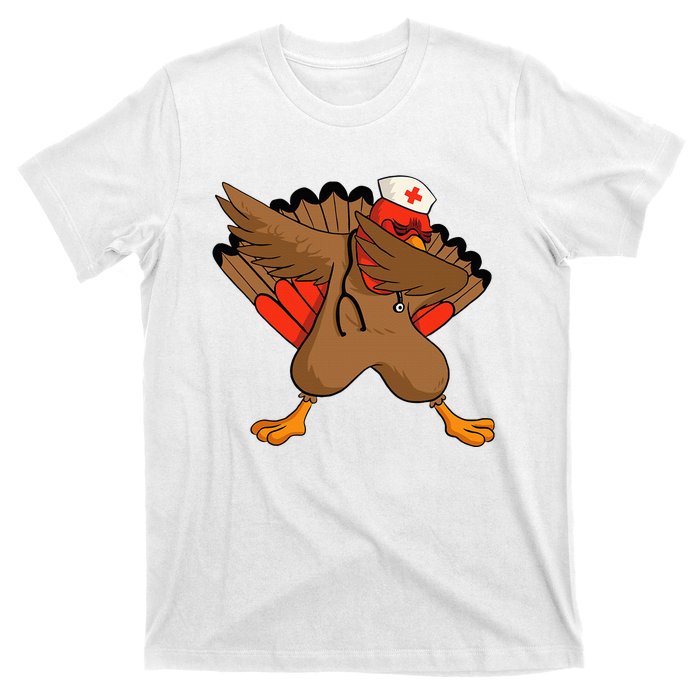 Turkey Nurse Stethoscope Thanksgiving Nurse Turkey T-Shirt