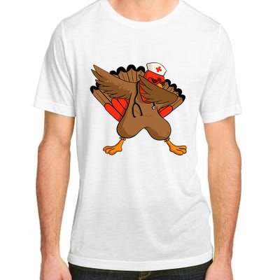 Turkey Nurse Stethoscope Thanksgiving Nurse Turkey Adult ChromaSoft Performance T-Shirt