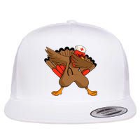 Turkey Nurse Stethoscope Thanksgiving Nurse Turkey Flat Bill Trucker Hat