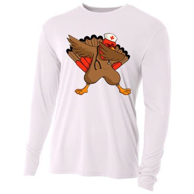 Turkey Nurse Stethoscope Thanksgiving Nurse Turkey Cooling Performance Long Sleeve Crew