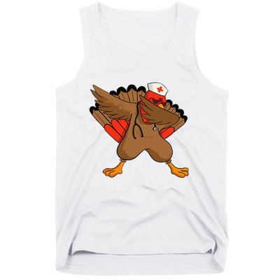 Turkey Nurse Stethoscope Thanksgiving Nurse Turkey Tank Top