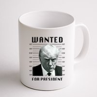 Trump Never Surrender Donald Trump Mugshot 2024 Coffee Mug