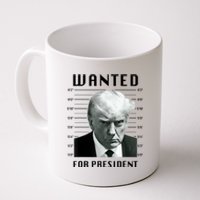 Trump Never Surrender Donald Trump Mugshot 2024 Coffee Mug