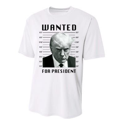 Trump Never Surrender Donald Trump Mugshot 2024 Performance Sprint T-Shirt