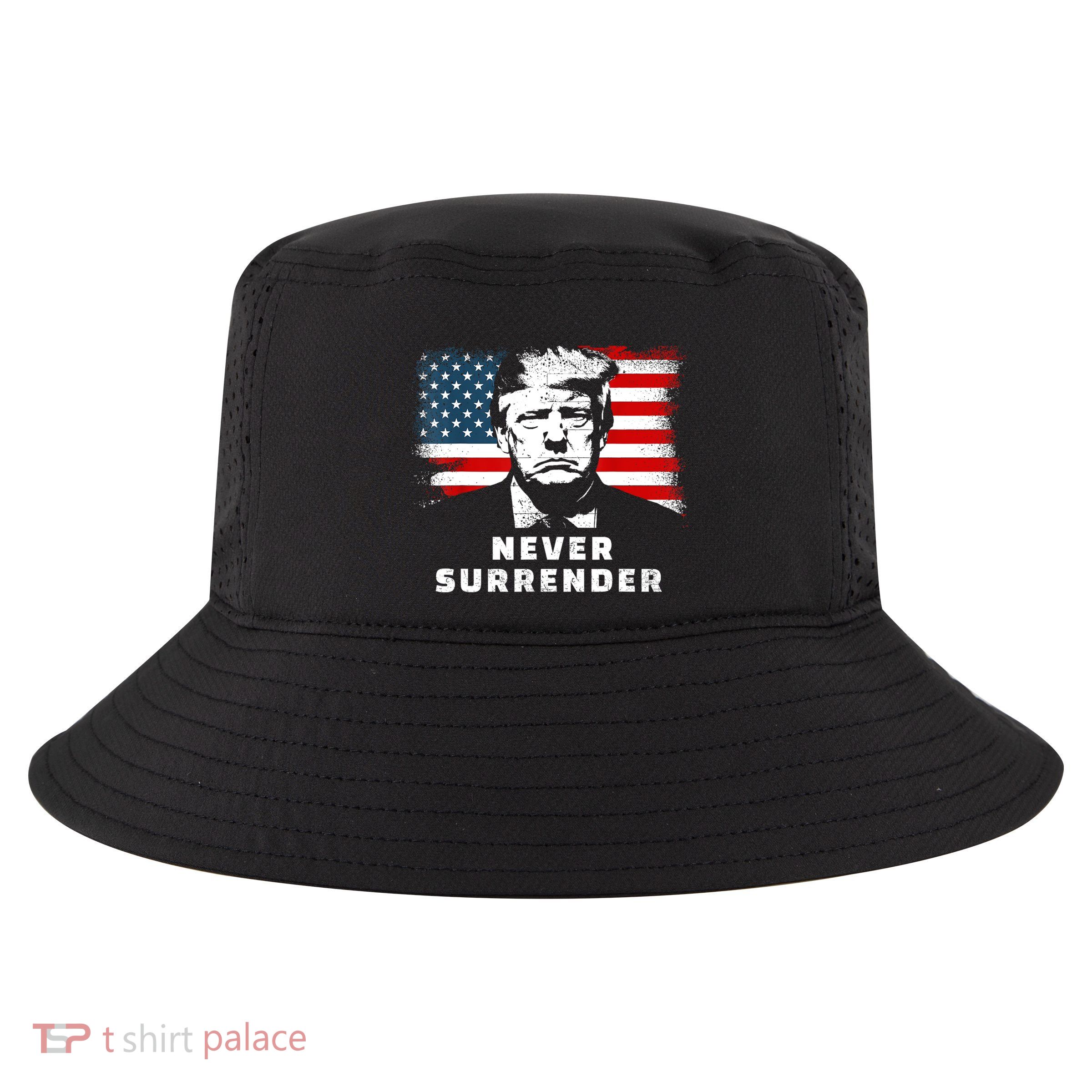 Trump Never Surrender Cool Comfort Performance Bucket Hat