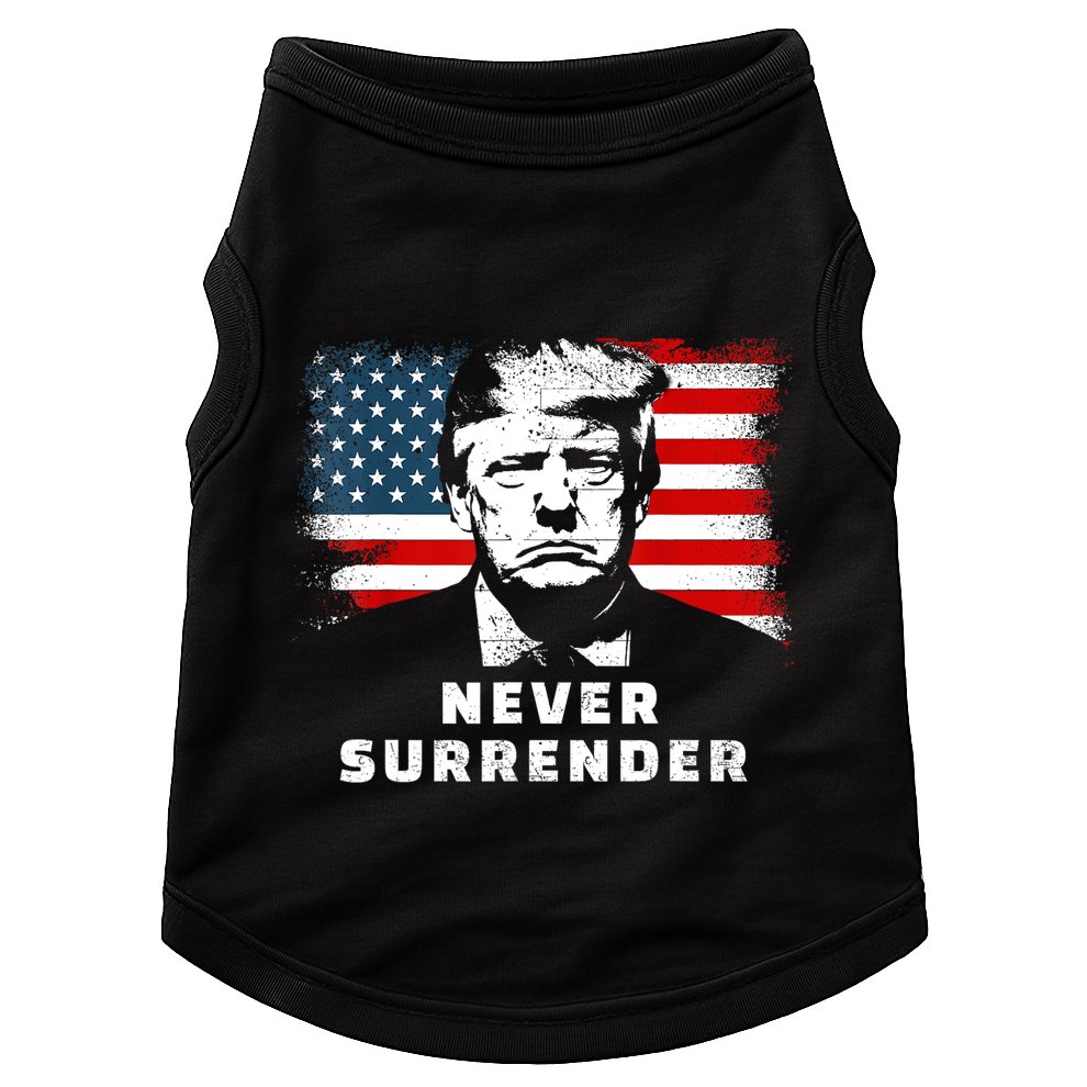 Trump Never Surrender Doggie Tank