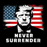 Trump Never Surrender City Backpack