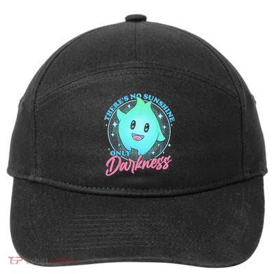 Theres No Sunshine Only Darkness 7-Panel Snapback Hat