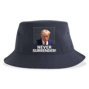 Trump Never Surrender Mugshot Georgia Booking Trump Mugshot Trump Arrested Sustainable Bucket Hat