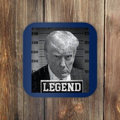 Trump Never Surrender Donald Trump Mugshot 2024 Coaster