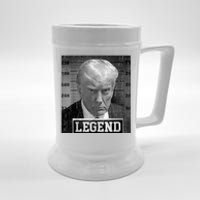 Trump Never Surrender Donald Trump Mugshot 2024 Beer Stein