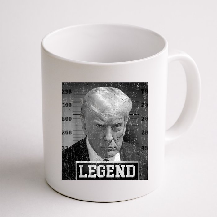 Trump Never Surrender Donald Trump Mugshot 2024 Coffee Mug