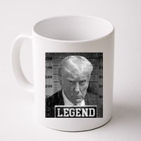 Trump Never Surrender Donald Trump Mugshot 2024 Coffee Mug