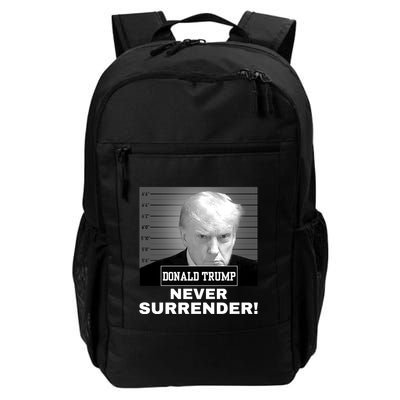 Trump Never Surrender 2024 Mugshot Backpack