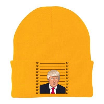 Trump Never Surrender Donald Trump Mugshot 2024 Knit Cap Winter Beanie