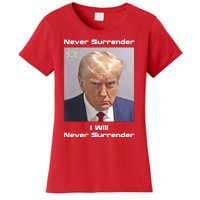 Trump Never Surrender Women's T-Shirt