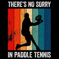 ThreS No Sorry In Paddle Tennis Women's V-Neck T-Shirt